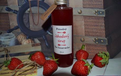 Jahodový sirup-silný antioxidant,