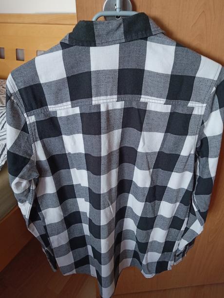 Kockovana bavlnena kosela, h&m,164