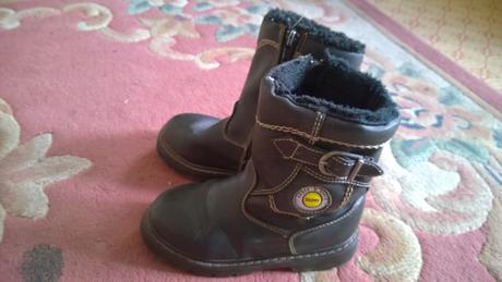 Kožené čižmy, vn.dlzka 20cm, 28