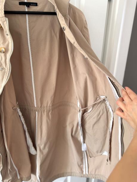 Štýlový bavlnený parka škandinávsky dizajn, m