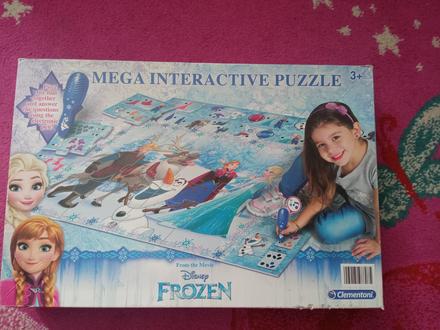 Frozen interaktívna hra puzzle s perom, 