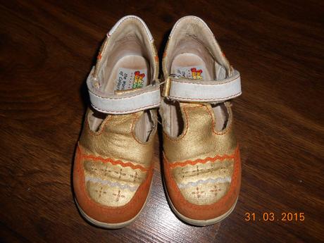 Kožené topánočky, bubble gummers,25