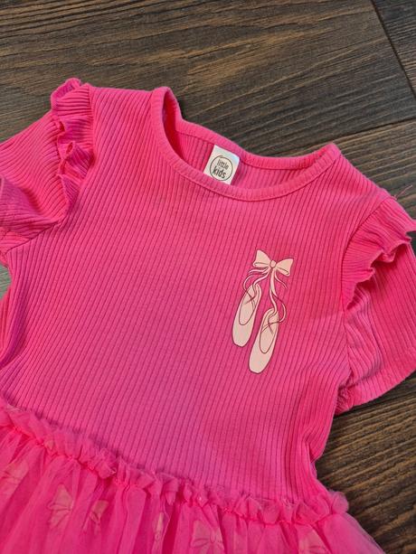 Šaty balerína zo spodnou skuňou, little people,110