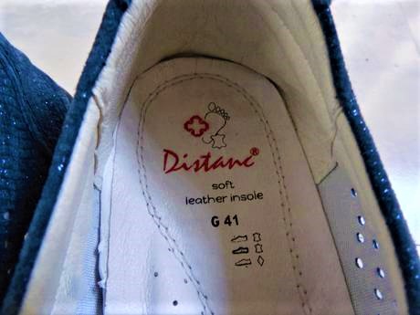 Celokožené komfortné tenisky distanc, 41