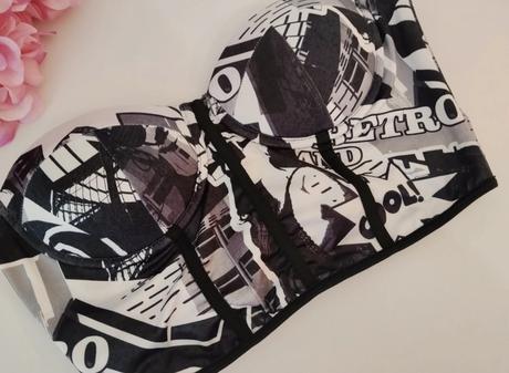 Štýlový korzetový crop top shein, 36 / s