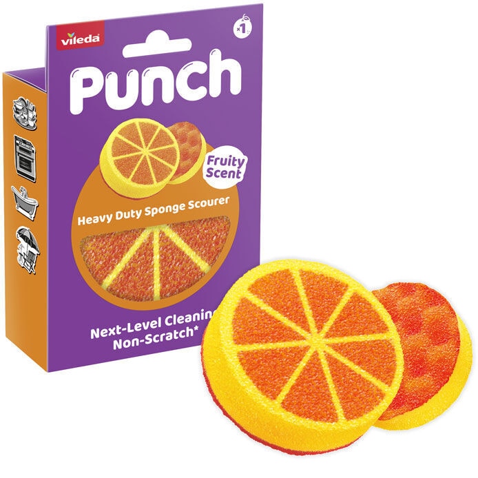 Vileda hubka PUNCH Orange