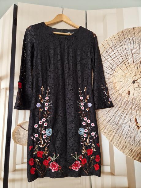 Čipkované šaty desigual, desigual,s