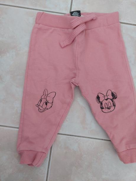 Tepláky minnie ružové, sinsay,74