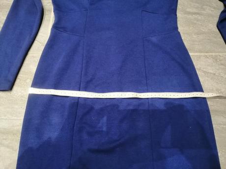 Fialové puzdrové šaty ham vm elast., h&m,m