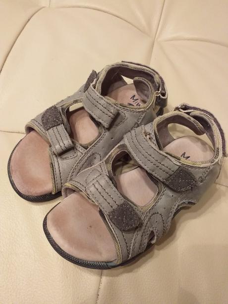 Kozene sandalky, mini mode,28