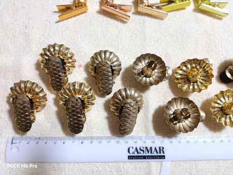 Staré štipce na vianočné sviečky, 