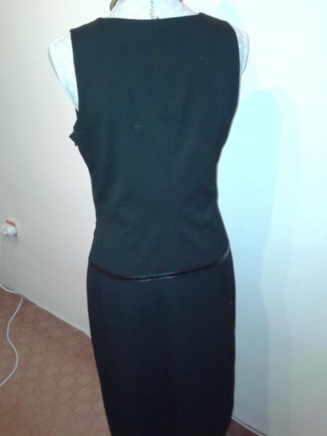 Čierne púzdrové šaty kapahl veľ. 38, 38
