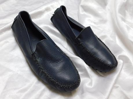 Kvalitne damske kozene mokasiny, 38