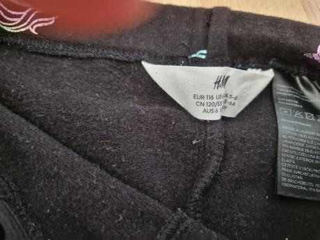 Teplé legíny, h&m,116
