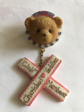 Zberatelska starozitna vintage brosna medved, 