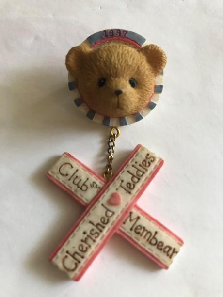 Zberatelska starozitna vintage brosna medved,