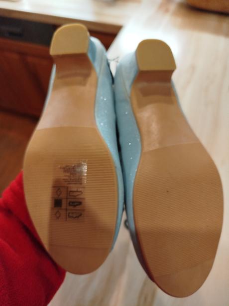 Balerínky s motýlikom vd 22cm, h&m,34