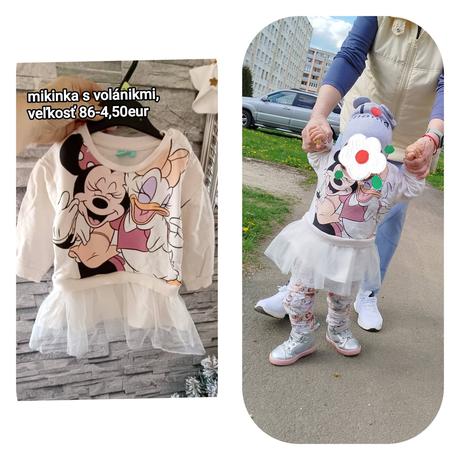 Minnie mikinka s volánikom, disney,86