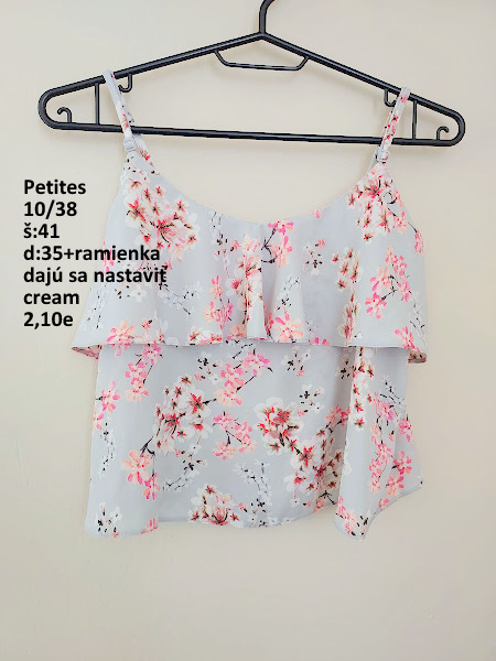 Tielkové tričko-top, 38