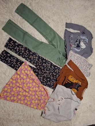 Dievčenské oblečenie, 122–134