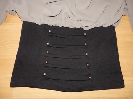 Hnedo cierne tricko - top, s