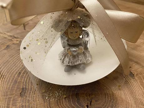 Anjelka na položenie - dievčatko so srdiečkom, 