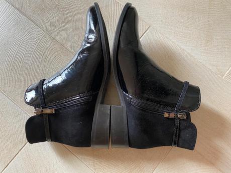 Celokožené členkové topánky venetti, 36