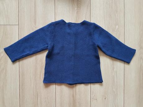 H&m pletený sveter - modrý, h&m,86