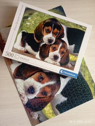 Puzzle šteniatka (už s poštou),