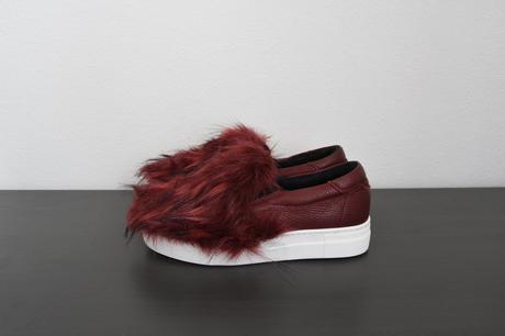 Koženne topanky s kožušinu made in italy, 37