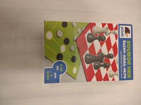 Súbor hier šachy-dáma-mlyn (efko), nové vo fólii, 