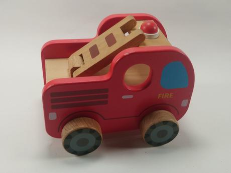 Drevené hasičské auto s rebríkom, carousel, 