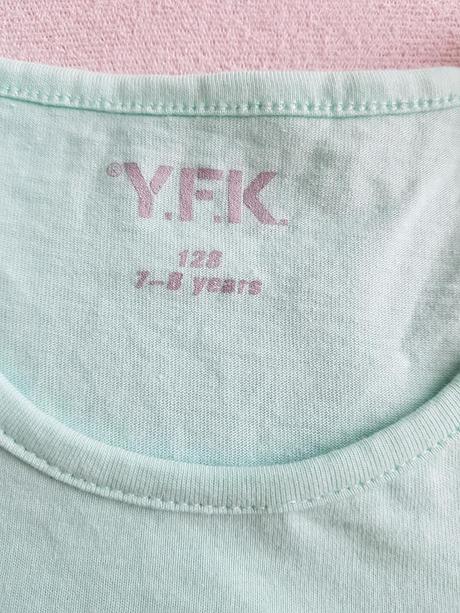 Predĺžené tričko s krátkym rukávom č.128, 128