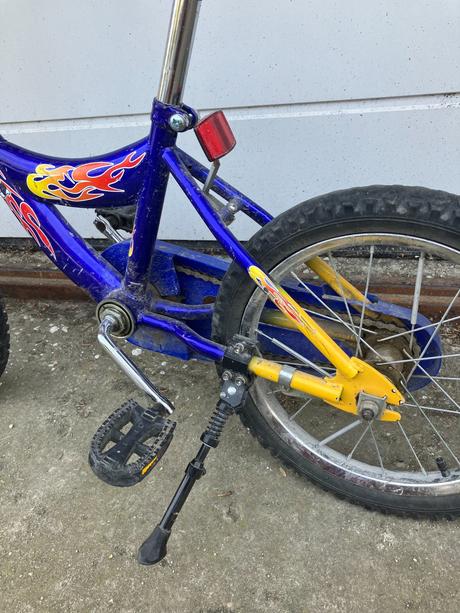 Predám detský modrožltý bicykel, 16