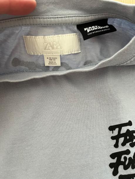 Tričko fast and furious, zara,140
