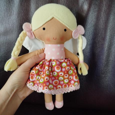 Ručne robené hračky bábika a korytnačka, 