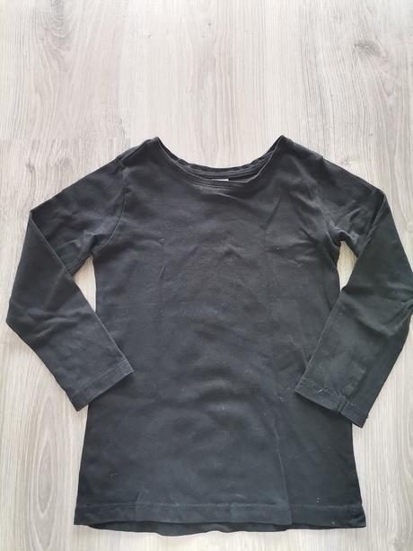 Dievčenské čierne tričko, dopodopo,98