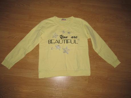 Žltá mikina v. m, m