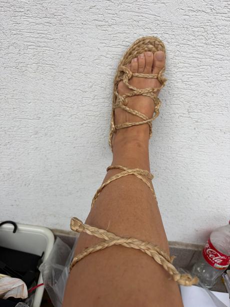 Zara boho rafiove letne festivalove sandale 37, zara,37