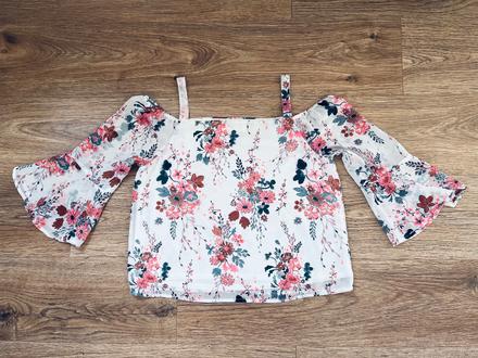 Bluzka s odhalenými ramenami, h&m,170