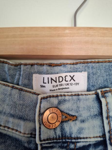 Riflové šortky, lindex,158
