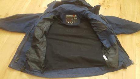 Modrá prechodná bunda na 5-6 rokov, 116