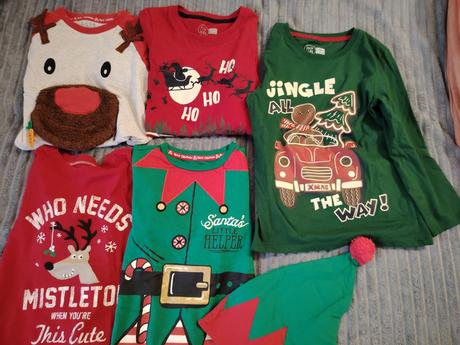 Sada vianočných tričiek, 4 ks, 116