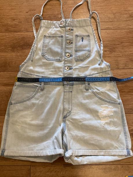 Rifľové kraťasy na traky, h&m,170