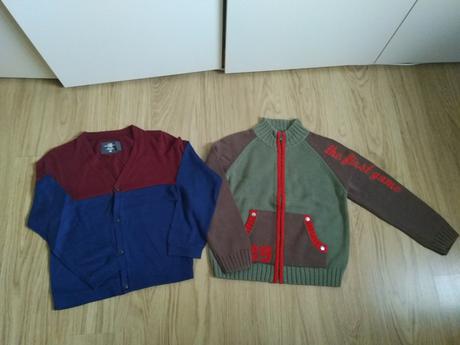 Dva chlapčenské svetre veľ. 122  super stav, rebel,128
