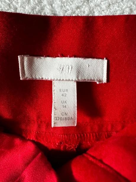 Nohavice s vysokým pasom, h&m,xl