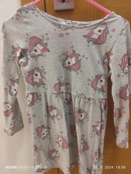 Dievčenské šaty, h&m,116