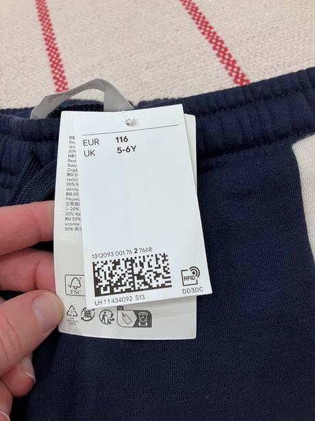 Úplne nové tepláky, h&m,116