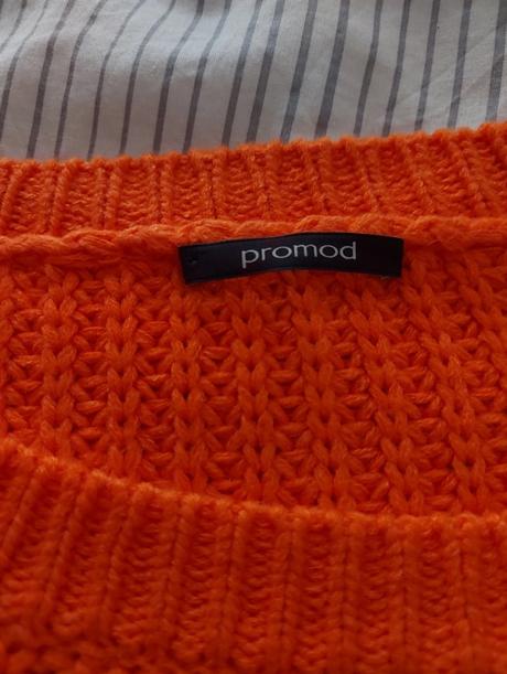 Oranzovy sveter, promod,l