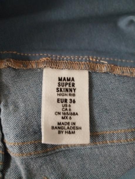 Tehotenské rifle, h&m,s